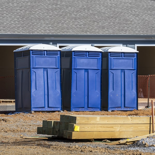 what is the maximum capacity for a single portable toilet in Northlake South Carolina